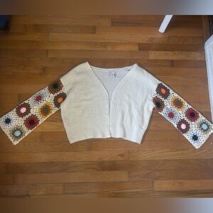 Sincerely Jules White Crochet Cardigan